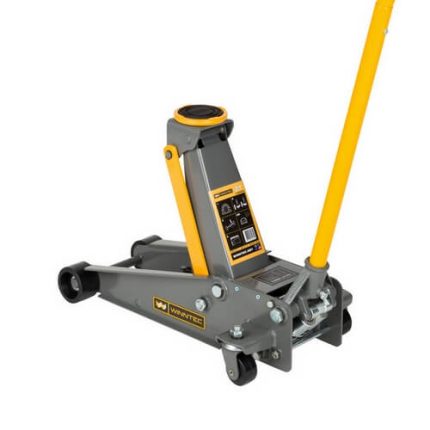 Macaco Hidráulico Curto, com rodas da marca WINNTEC - 2T - WY420220