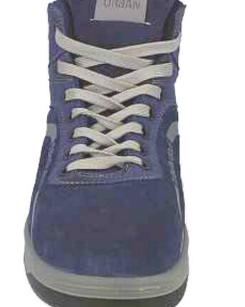 Bota de trabalho em camurça, impermeável, com cano acolchoado