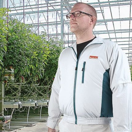 Casacos ventilados a bateria 18V.