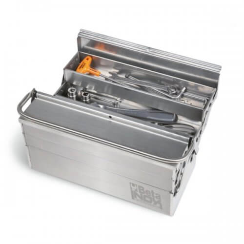 Caixa de ferramentas extensível com 5 divisões