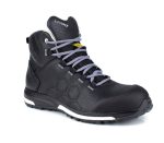 botas de trabalho - pele - pretas