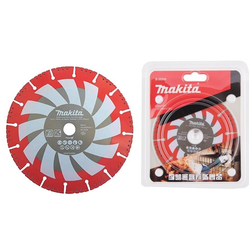 Disco Diamante Especial Resgate 125x22,23mm Makita B-55310