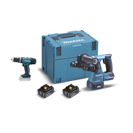 Martelo Kit Makita DLX2124RTJ